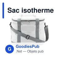 Sac isotherme personnalisable Juno avec logo - Polyester 420D - Miniature 1