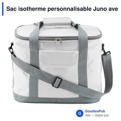 Sac isotherme personnalisable Juno avec logo - Polyester 420D