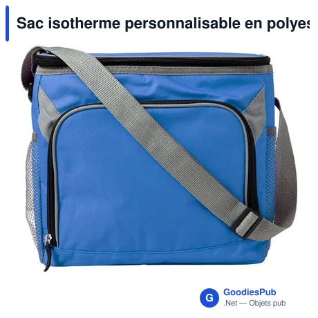Sac isotherme personnalisable en polyester avec logo - modèle Lance