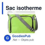 Sac isotherme personnalisable en polyester avec logo - modèle Lance - Miniature 12