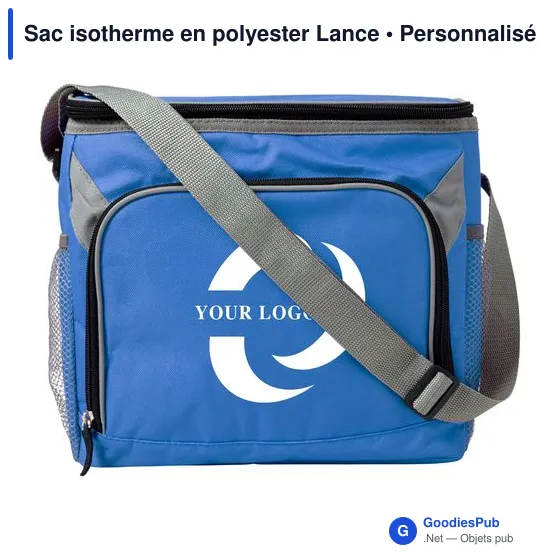 Sac isotherme personnalisable en polyester avec logo - modèle Lance - Image 5