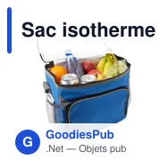 Sac isotherme personnalisable en polyester avec logo - modèle Lance - Miniature 8