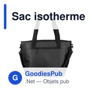 Sac isotherme personnalisable en polyester avec logo - Matthias - Miniature 1