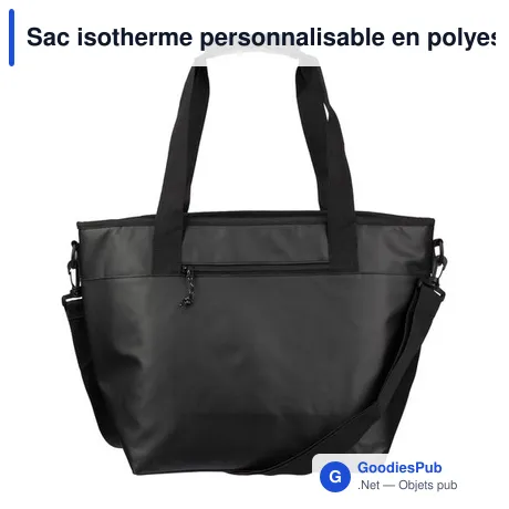 Sac isotherme personnalisable en polyester avec logo - Matthias