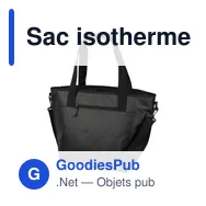 Sac isotherme personnalisable en polyester avec logo - Matthias - Miniature 2