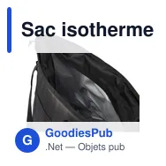 Sac isotherme personnalisable en polyester avec logo - Matthias - Miniature 4