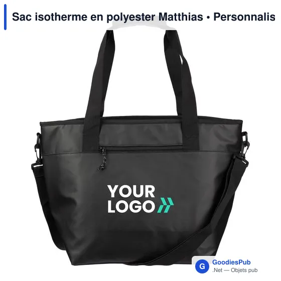 Sac isotherme personnalisable en polyester avec logo - Matthias - Image 7