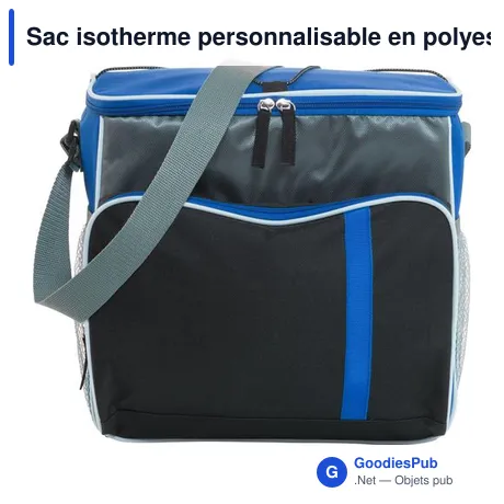 Sac isotherme personnalisable en polyester avec logo - Ravi