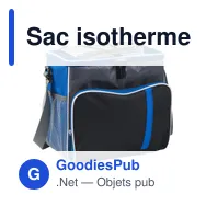 Sac isotherme personnalisable en polyester avec logo - Ravi - Miniature 2