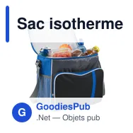 Sac isotherme personnalisable en polyester avec logo - Ravi - Miniature 4
