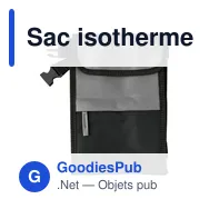 Sac isotherme personnalisable Eira avec logo - 5 L en polyester - Miniature 1