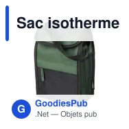 Sac isotherme personnalisable Eira avec logo - 5 L en polyester - Miniature 2