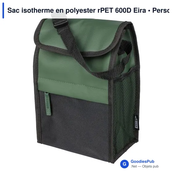 Sac isotherme personnalisable Eira avec logo - 5 L en polyester - Image 2