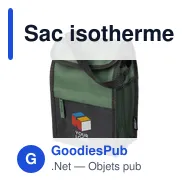 Sac isotherme personnalisable Eira avec logo - 5 L en polyester - Miniature 3