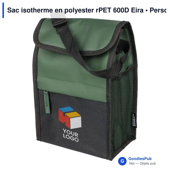 Sac isotherme personnalisable Eira avec logo - 5 L en polyester - Image 3