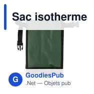 Sac isotherme personnalisable Eira avec logo - 5 L en polyester - Miniature 6