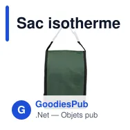 Sac isotherme personnalisable Eira avec logo - 5 L en polyester - Miniature 7