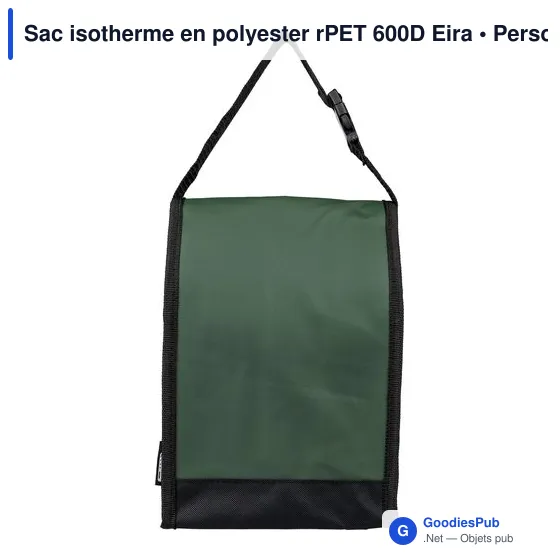Sac isotherme personnalisable Eira avec logo - 5 L en polyester - Image 7