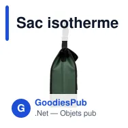 Sac isotherme personnalisable Eira avec logo - 5 L en polyester - Miniature 8