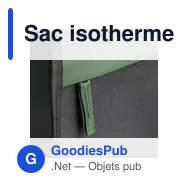 Sac isotherme personnalisable Eira avec logo - 5 L en polyester - Miniature 9