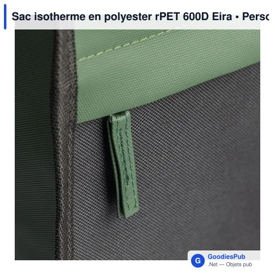 Sac isotherme personnalisable Eira avec logo - 5 L en polyester - Image 9