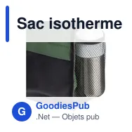 Sac isotherme personnalisable Eira avec logo - 5 L en polyester - Miniature 10
