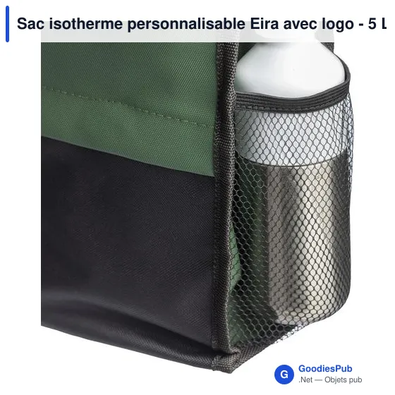 Sac isotherme personnalisable Eira avec logo - 5 L en polyester - Image 10
