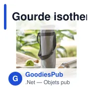 Gourde isotherme personnalisable avec logo pour entreprises - Miniature 5