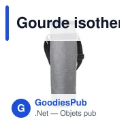 Gourde isotherme personnalisable avec logo pour entreprises - Miniature 9