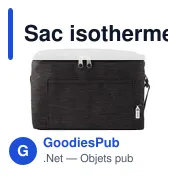 Sac isotherme en polyester rPET Isabella - Miniature 1