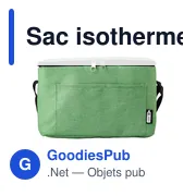 Sac isotherme en polyester rPET Isabella - Miniature 3