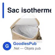 Sac isotherme personnalisable en polyester rPET avec logo - Miniature 3