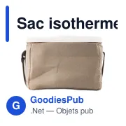 Sac isotherme personnalisable en polyester rPET avec logo - Miniature 4
