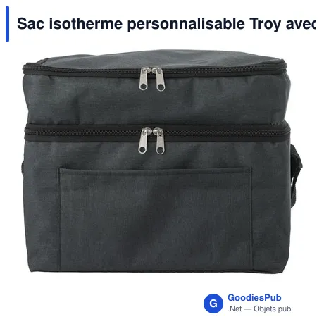 Sac isotherme personnalisable Troy avec logo - Polyester rPET