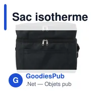 Sac isotherme personnalisable Troy avec logo - Polyester rPET - Miniature 11