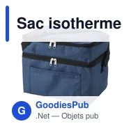 Sac isotherme personnalisable Troy avec logo - Polyester rPET - Miniature 12