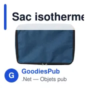 Sac isotherme personnalisable Troy avec logo - Polyester rPET - Miniature 5