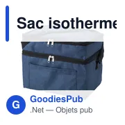 Sac isotherme personnalisable Troy avec logo - Polyester rPET - Miniature 7