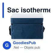 Sac isotherme personnalisable Troy avec logo - Polyester rPET - Miniature 8