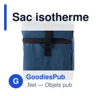 Sac isotherme personnalisable Troy avec logo - Polyester rPET - Miniature 9