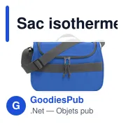Sac isotherme personnalisable en polyester Siti avec logo - Miniature 1