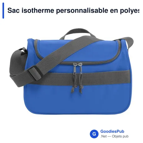 Sac isotherme personnalisable en polyester Siti avec logo