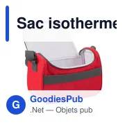 Sac isotherme personnalisable en polyester Siti avec logo - Miniature 3