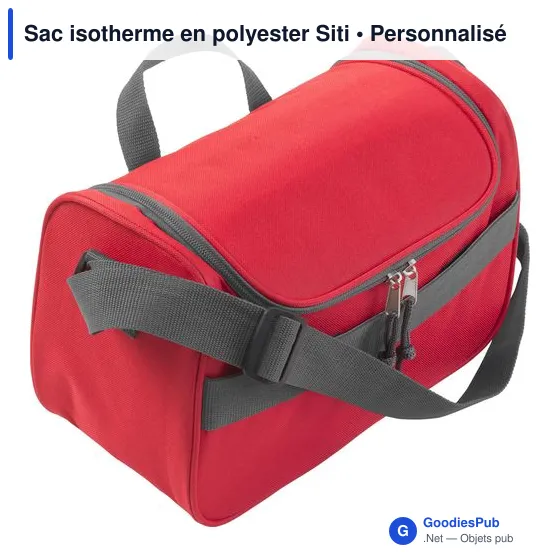 Sac isotherme personnalisable en polyester Siti avec logo - Image 4