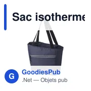 Sac isotherme personnalisable Judy avec logo pour vos événements - Miniature 2