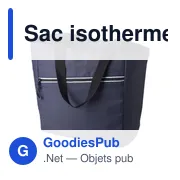 Sac isotherme personnalisable Judy avec logo pour vos événements - Miniature 4
