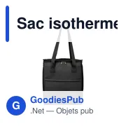 Sac isotherme en PU recyclé Adira - Miniature 1