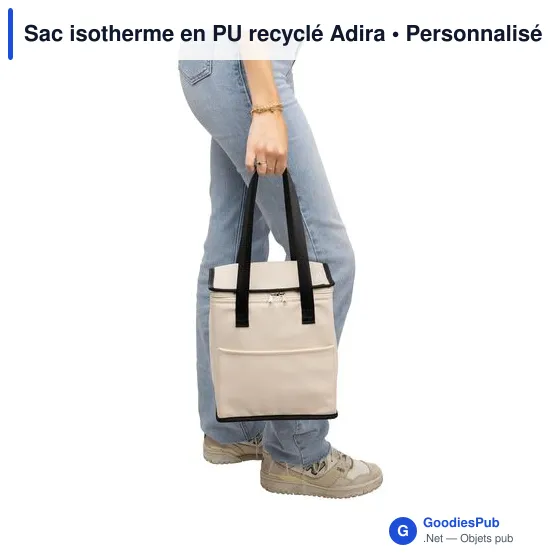 Sac isotherme en PU recyclé Adira - Image 8