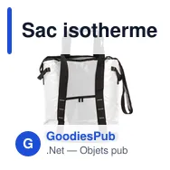 Sac isotherme personnalisable Becky avec logo - Idéal pour vos événements - Miniature 1