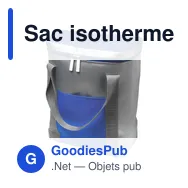 Sac isotherme personnalisable Theon avec logo pour entreprises - Miniature 5